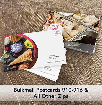 Bulk Postcards 910-916 & All Other Zips