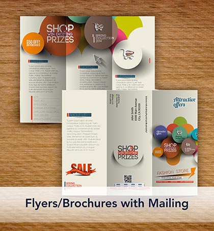 Flyers/Brochures with Mailing